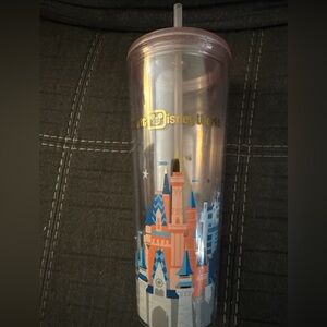 Walt Disney World WDW Four Parks Starbucks Plastic Tumbler Disney 24oz